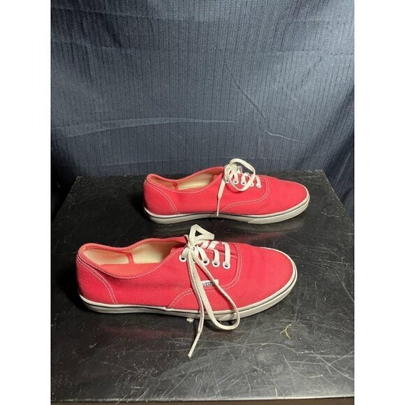 Vans Classic Pink and White lace-up Sneakers Women's Size 7.5w/6m - Picture 3 of 6